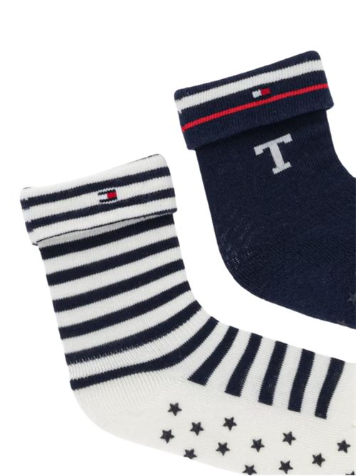 Calzini baby righe 2pz. Tommy Hilfiger | 701236337002